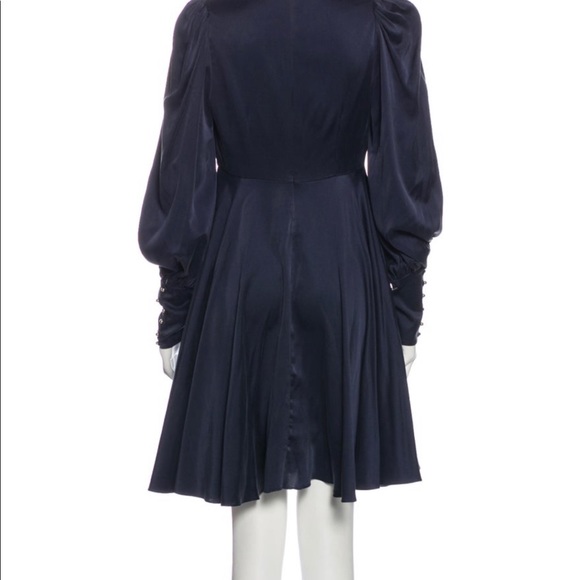 Zimmermann Silk Cowl Neck Midi Dress - Picture 4 of 13